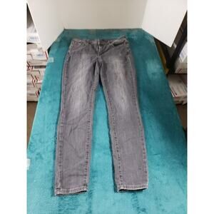 NYDJ Jeans Size 10 Womens Gray Denim Pants Lift Tuck Ladies Mid Rise Skinny